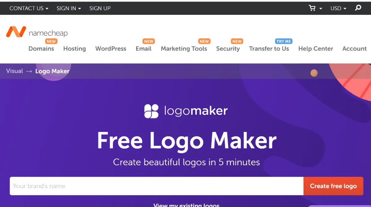 Namecheap Logo Maker