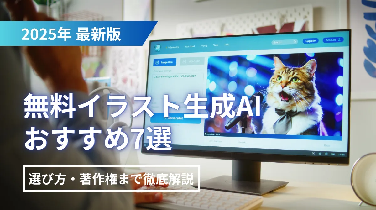 無料イラスト生成AIおすすめ7選｜選び方・著作権も徹底解説の画像