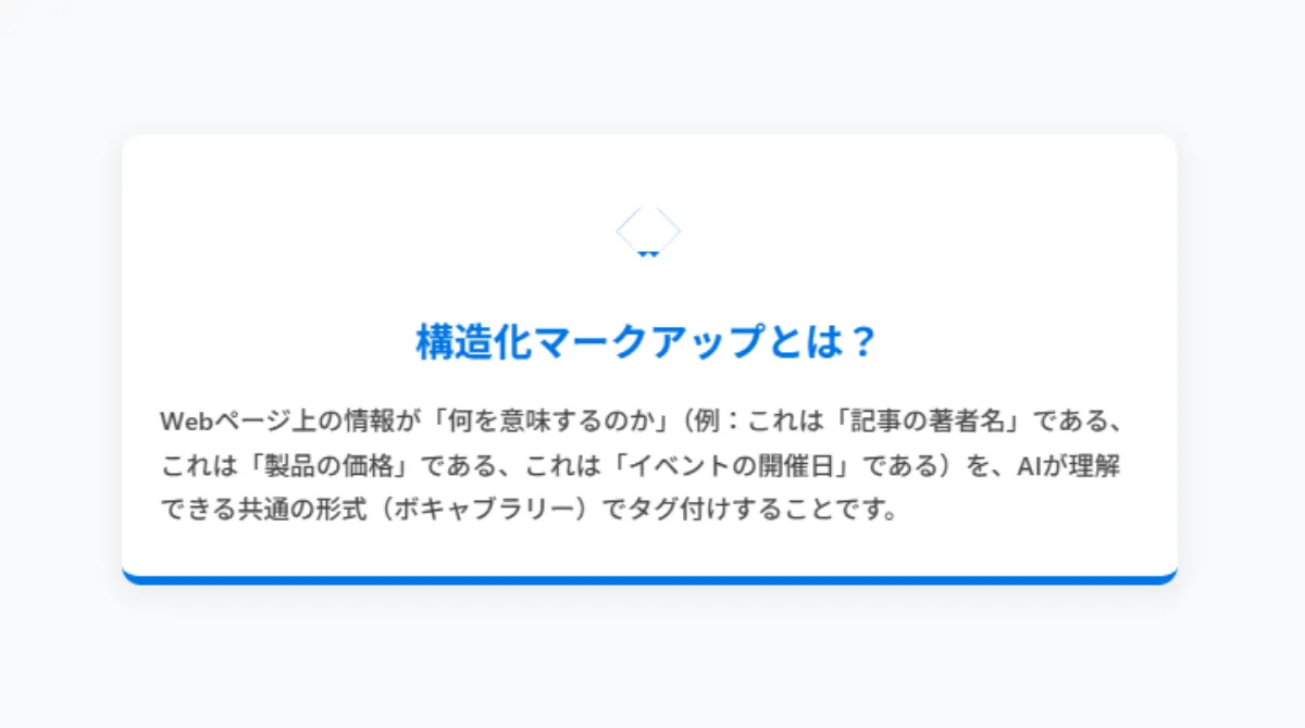 構造化マークアップ